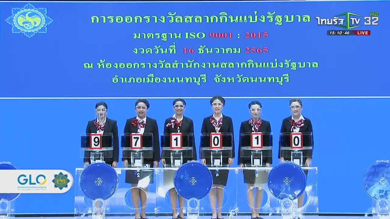 การออกสลากกินแบ่งรัฐบาล งวดวันที่ 16 ธันวาคม 2565