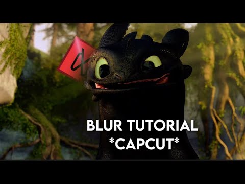 how to do an vertical blur on CapCut