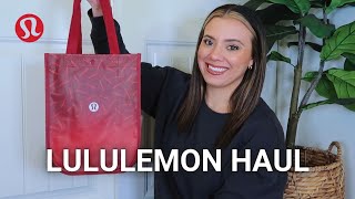 LULULEMON TRY-ON HAUL | brushed softstreme, align flare & more!