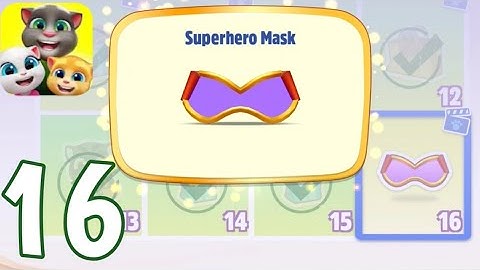 My Talking Tom Friends - Gameplay Walkthrough Part 16 - Super Hero Mask (iOS, Android)