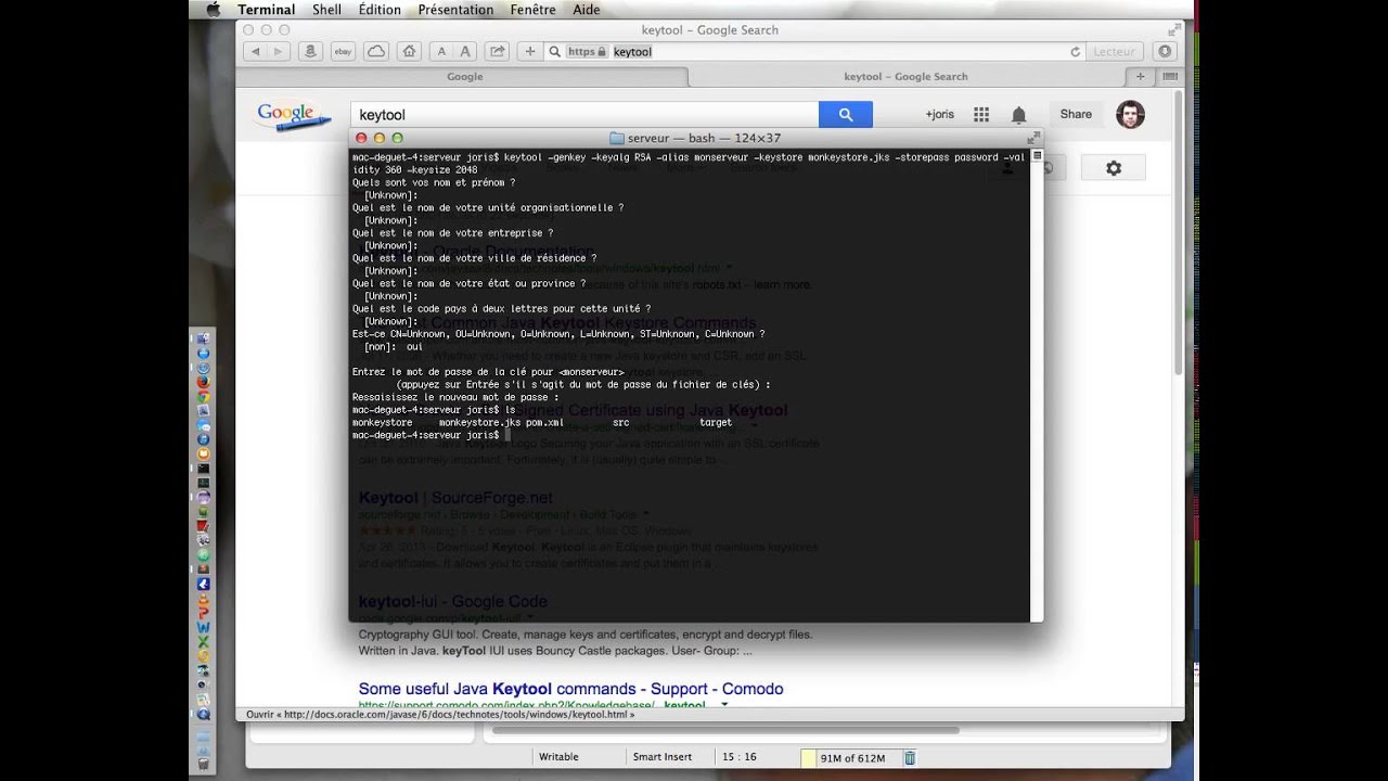 Java Web Service 3 : HTTPS (french français) - YouTube