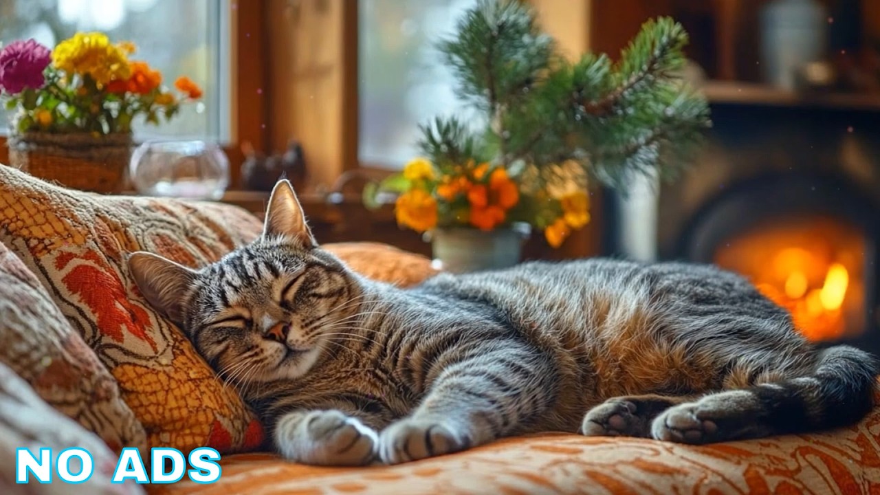 Cat Sleep Music 🎶 Relaxing Music For Cats & Quiet Soundscape Helping Cat Sleep Better