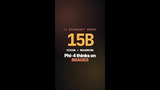Microsoft Phi-4 Vision 15B: chain-of-thought on images #Shorts