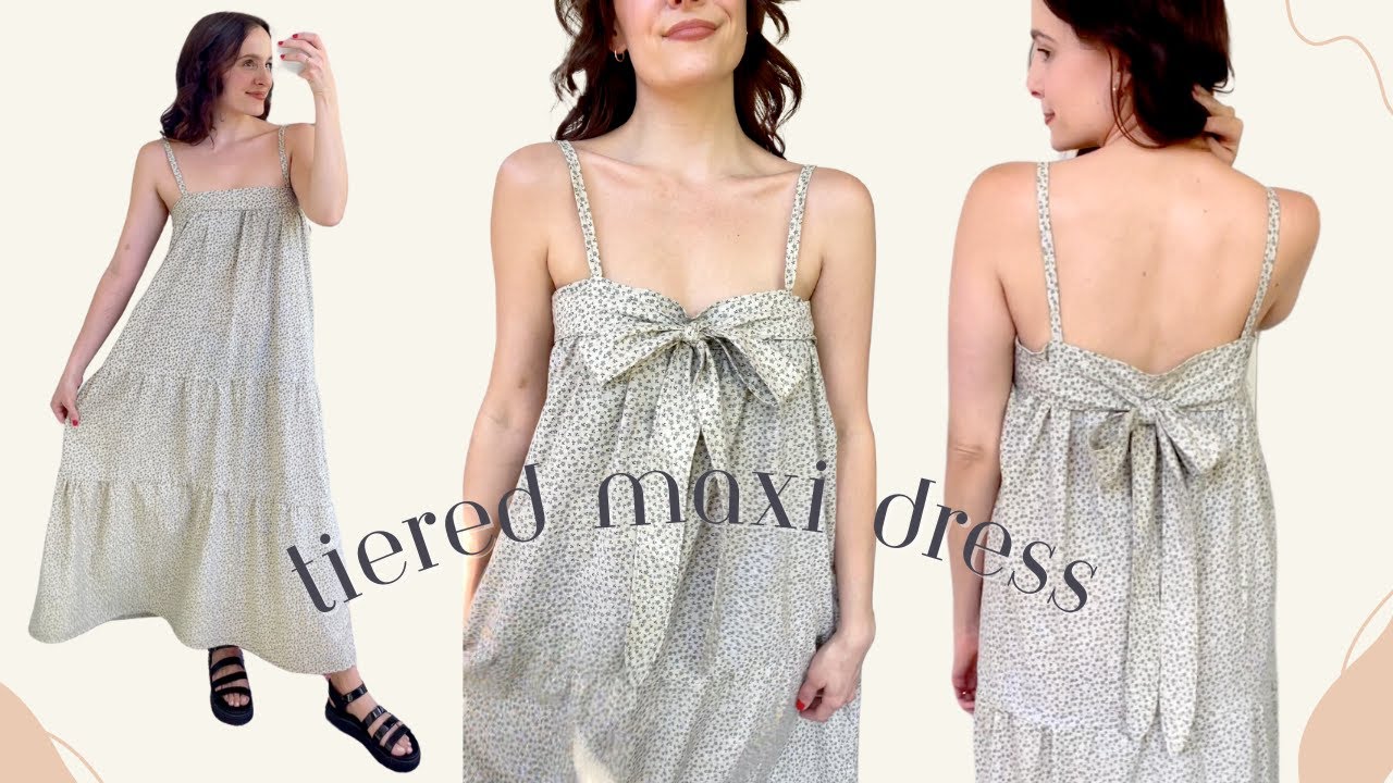 chinese dress ladies Everlee Bustier Tiered Maxi Dress • Shop American Threads Boutique main image 1