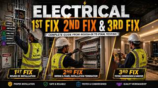 Electrical First Fix, Second Fix and Third Fix | The Simple Guide From Rough-In to Final Finish