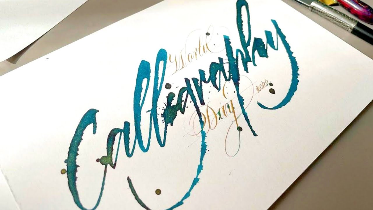 World Calligraphy Day 2022 🌍 | Shine Writer 😊