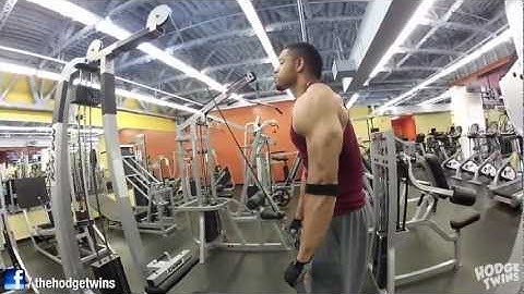 "Lat Isolated" Back Workout @hodgetwins