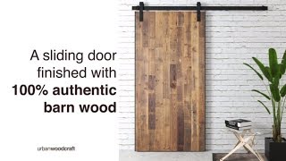 Urban Woodcraft Reclaimed Panel Barn Door