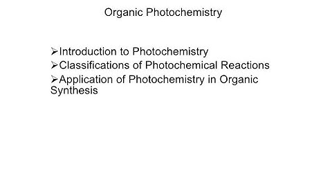 #introduction | Organic Photo chemistry  |  B.Sc  |  26 aprl 2020 |  #LockdownLearnings
