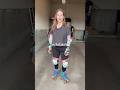 Learning the T-Stop on Roller Skates. #rollerskate #rollerskating