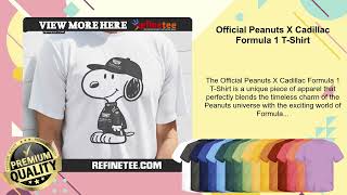 Official Peanuts X Cadillac Formula 1 T-Shirt