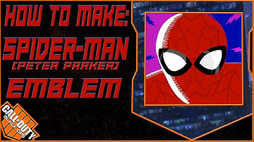 How To Make: Spider-Man (Peter Parker) Emblem (Call of Duty Black Ops 4 Emblem)