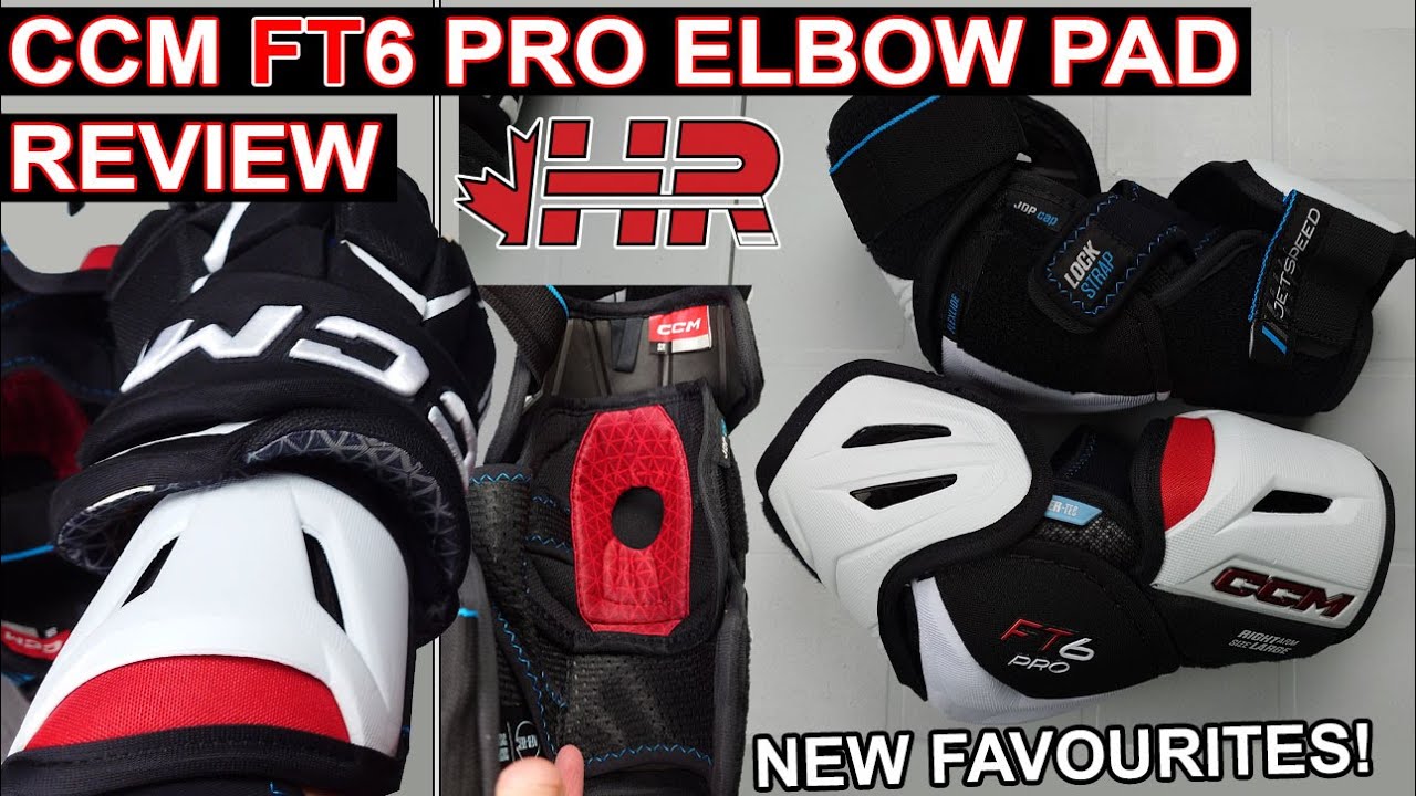 My new favorite hockey elbow pads! CCM Jetspeed FT6 Pro elbow pad
