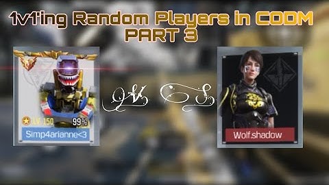 1v1’ing Random Players in Codm World chat Part 3