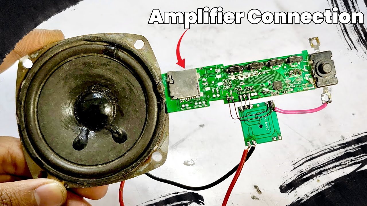 Amplifier module connection - how to connect speaker, bluetooth panel ...