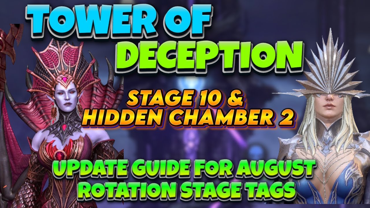 Tower Of Deception - Stage 10 & Hidden Chamber 2 - F2P Guide For Oct Rotation New Stage Tags |WOR