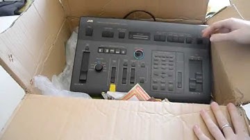 unboxing - jvc video editing processor jx-sv77