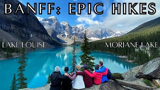 Banff Guide to Lake Louise & Moraine Lake | How to get there, best day hikes & mountain views!