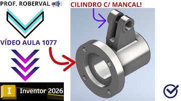 Class 1077 - Modeling a Cylinder with Bearing or Trunnion in Autodesk Inventor 2026