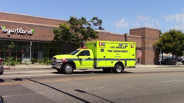 LAFD RA 51 responding