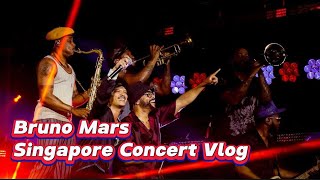 🇸🇬 【Bruno Mars Concert Vlog】 Fans Sing Outside Mrt Station | Singapore Last Show | 6 April 2024