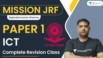 Paper 1 | ICT | Complete Revision | Mission JRF | Rajendra Kumar Sharma | Wifistudy UGC NET Hindi
