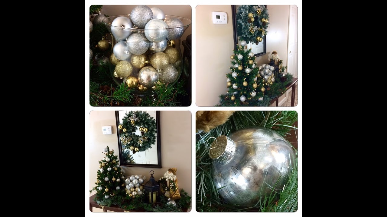 DIY Christmas Decor/How to Make a Mirror Using Mirror Effect spray paint and a Picture Frame