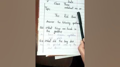 Class 3 English Unit1 Lecture-10 Afaq Sun Series