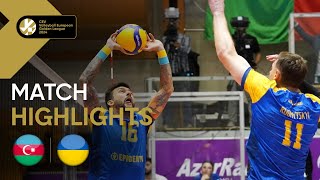 Azerbaijan vs. Ukraine - Match Highlights I European Golden League Men 2024