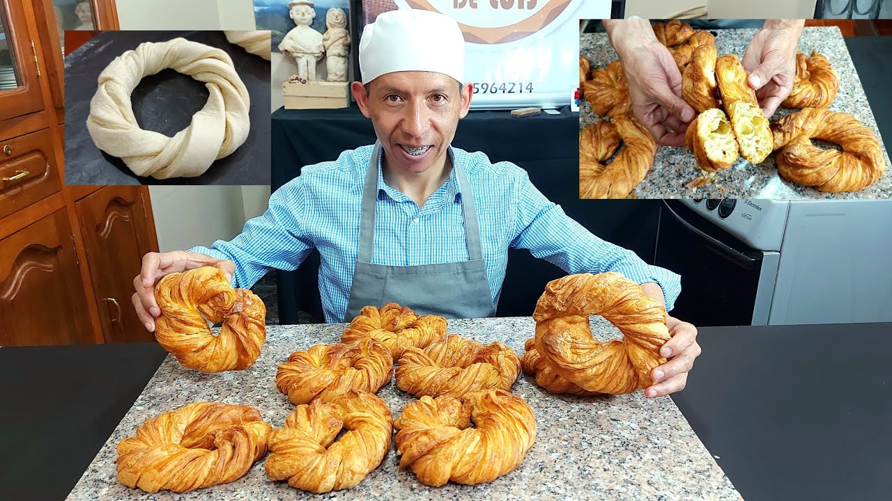 Conoce está técnica de Pan Rosca Hojaldrada (con el toque de Luis) Ecuador