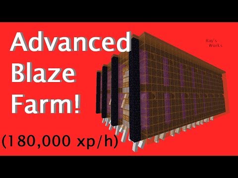 Advanced Blaze Only Farm! (36.8k rods/h) (180k xp/h) | Minecraft