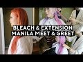 Korean Hair Salon: Bleaching + Hair Extensions & Philippines Meet & Greet🇵🇭❤️ | DTV #108