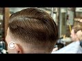 Classic Pompadour Haircut at the Barbershop