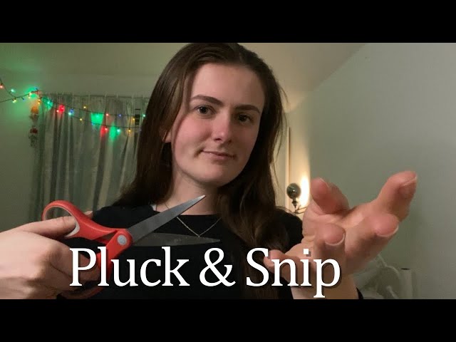 [ASMR] Plucking and Snipping your Negative Energy | Personal Attention