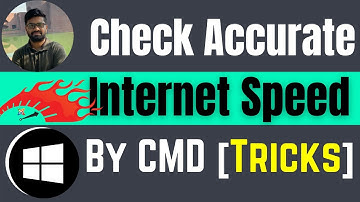 How to check internet speed by cmd 2024 [windows10]