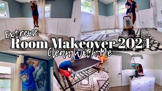 Awesome Room Makeover / Little girls room to sophisticated adults room / Clean and Decorate with me