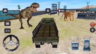 Us Army truck driving simulator || Army truck game Android iOS Gameplay || MICROF Gaming screenshot 1