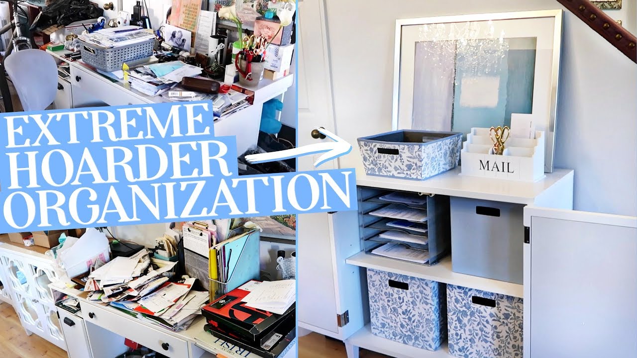 Download Organizing an Extreme Hoarder Desk and Entry Area!  *Huge Transformation!