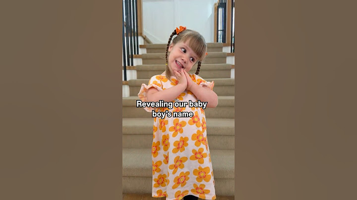 Our Baby's Name Reveal