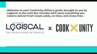 Logiscal Driver Education: CookUnity Delivery Guide