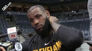 #CavsBucks Shootaround  LeBron James   October 20, 2017   Oct 20, 2017