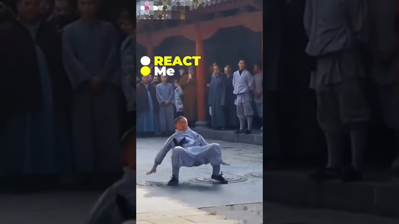 😳FLYING CHINESE SHAOLIN MONK on this weird REACT Me channel 👀👀