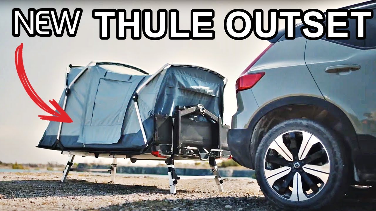 New Thule Outset Trailer Hitch Folding Tent 2024 - Camping Adventure 