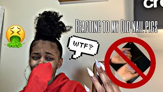 REACTING To My OLD Nail Art Pictures *VERY CRINGE*