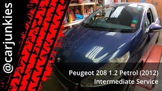 Peugeot 208 1.2 Petrol (2012) -  Intermediate Service