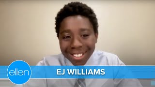 'The Wonder Years' Star EJ Williams Had His First Kiss on Screen