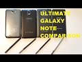 Note 2 3 4 5 Comparison Every Galaxy Note 