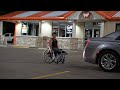 DRIVE THRU IN A WHEELCHAIR PRANK