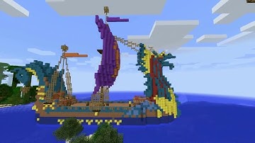 The Dawn Treader in Minecraft - Narnia