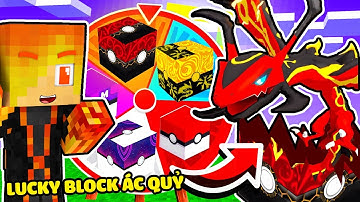 JACKVN NÂNG CẤP LUCKY BLOCK POKEMON THÀNH LUCKY BLOCK POKEMON ÁC QUỶ DEMON TRONG MINECRAFT